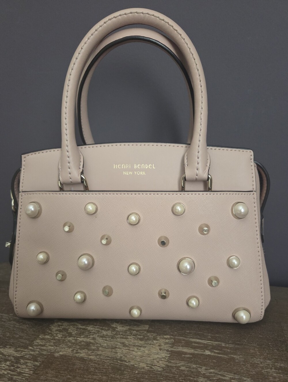 Henri Bendel Saffino Leather Handbag